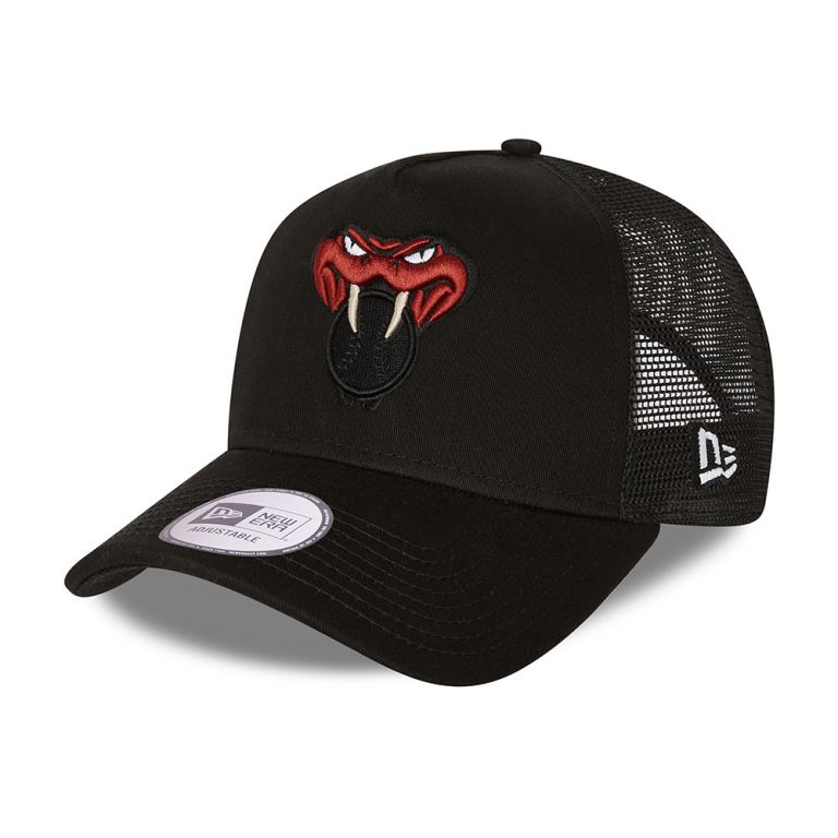 Gorras New Era Mlb Negros - Arizona Diamondbacks Elemental A-Frame Trucker 75294LFCW